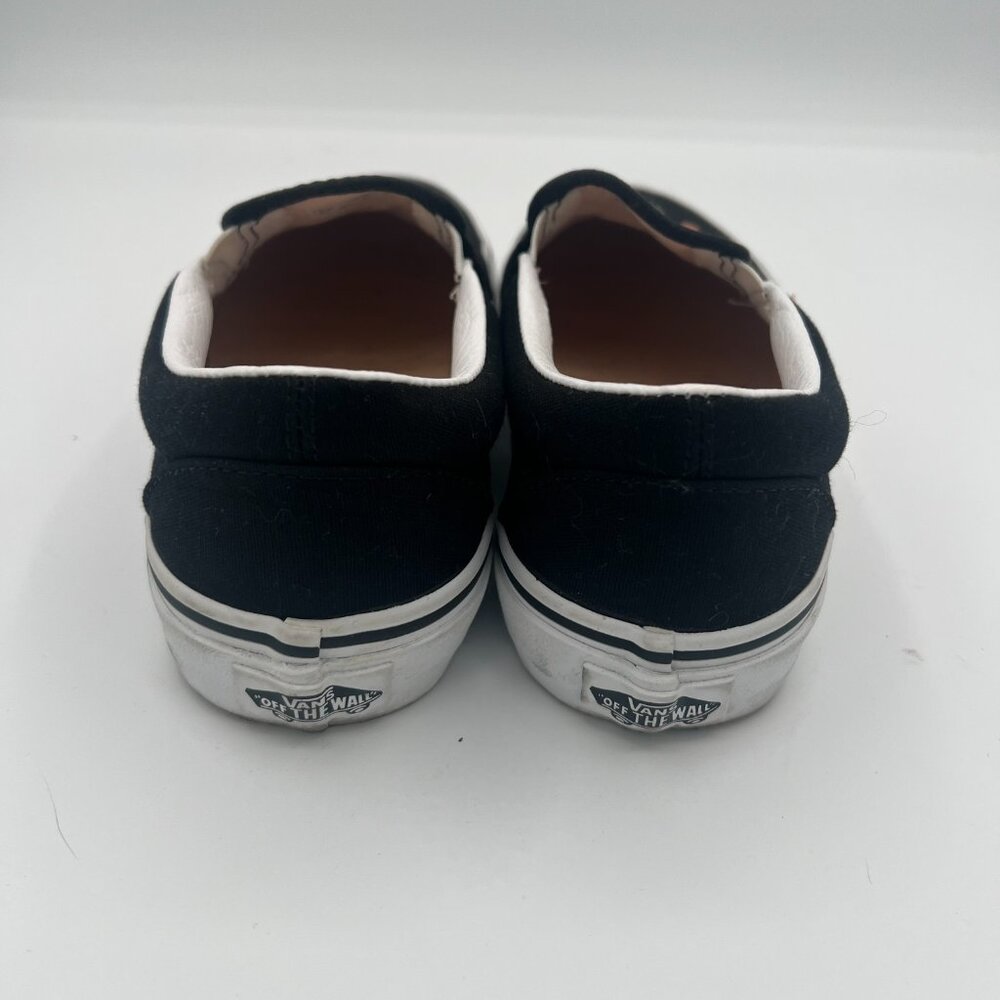 Vans Slip-On Sneakers "You Got This" Black Canvas Women’s Size 6 - Picture 4 of 11